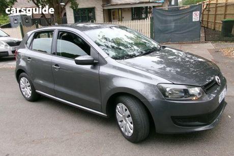 Grey 2012 Volkswagen Polo Hatchback Trendline