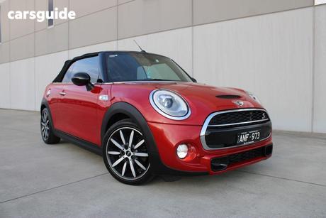 Red 2017 Mini Cabrio Convertible Cooper S