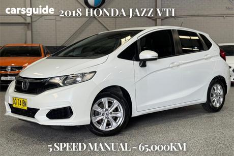 White 2018 Honda Jazz Hatchback Vti