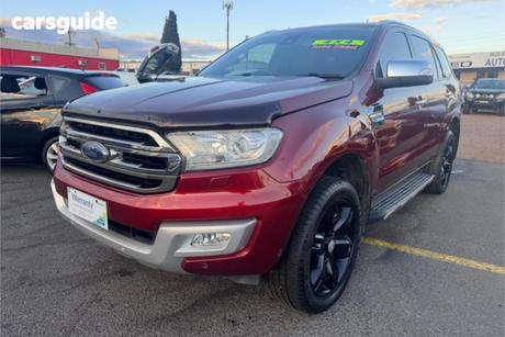 Red 2016 Ford Everest Wagon Titanium