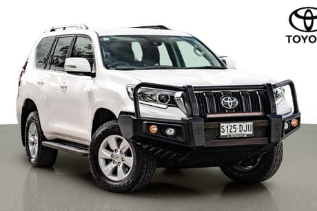 White 2022 Toyota Landcruiser Prado Wagon Gxl