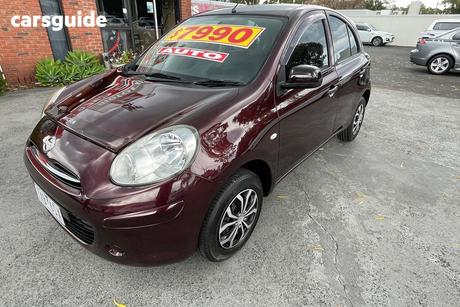 Purple 2012 Nissan Micra Hatchback St