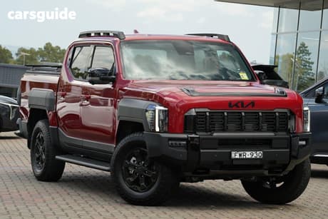 Red 2025 Kia Tasman Double Cab Pick Up X-Pro (4X4) (0.9T) Bdy Fender