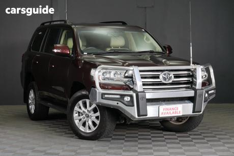 Orange 2017 Toyota Landcruiser Wagon Vx (4X4)