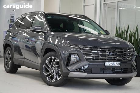 Grey 2026 Hyundai Tucson Wagon Premium Hybrid (Awd)