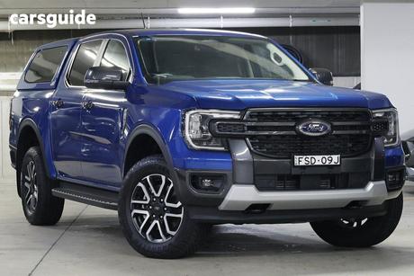 Blue 2025 Ford Ranger Double Cab Pick Up Sport 2.0 (4X4)
