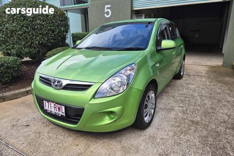 Green 2011 Hyundai I20 Hatchback Active