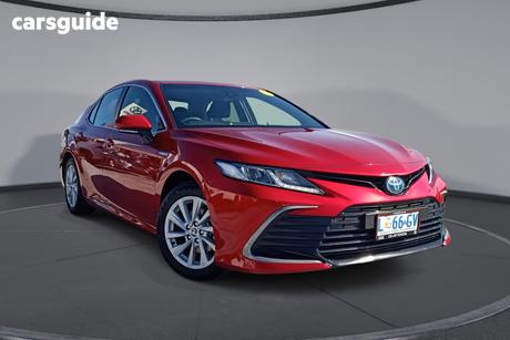 Red 2023 Toyota Camry Sedan Ascent
