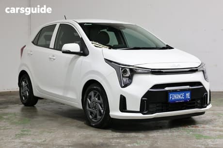 White 2024 Kia Picanto Hatchback Sport (Pe2)