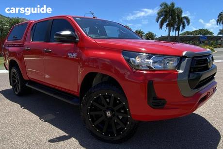 Red 2021 Toyota Hilux Double Cab Pick Up Sr (4X4)