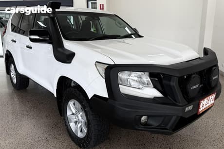 White 2019 Toyota Landcruiser Prado Wagon Gx (4X4)