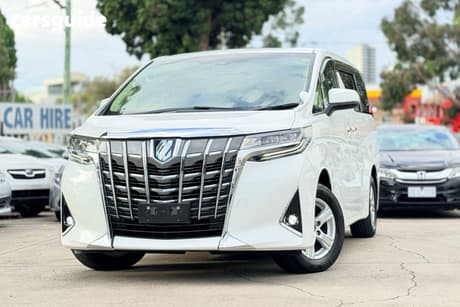 White 2022 Toyota Alphard SUV X (HYBRID) AYH30