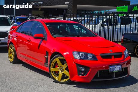 Red 2007 HSV GTS Sedan