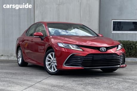 Red 2023 Toyota Camry Sedan Ascent