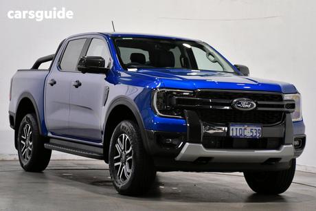 Blue 2024 Ford Ranger Double Cab Pick Up Sport 2.0 (4X4)