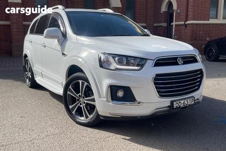 White 2017 Holden Captiva Wagon 7 Ltz (Awd)