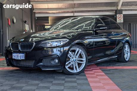 Black 2014 BMW 220I Coupe Sport Line