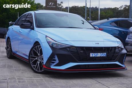 Blue 2022 Hyundai I30 Sedan N Premium