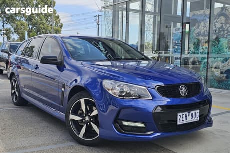 Blue 2016 Holden Commodore Sportswagon Sv6 Black Pack