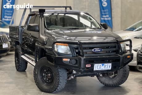 Grey 2015 Ford Ranger Dual Cab Chassis Xl 3.2 (4X4)