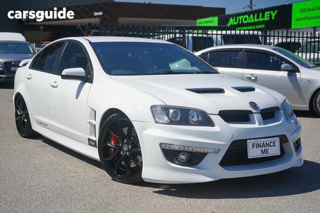 White 2011 HSV Clubsport Sedan R8