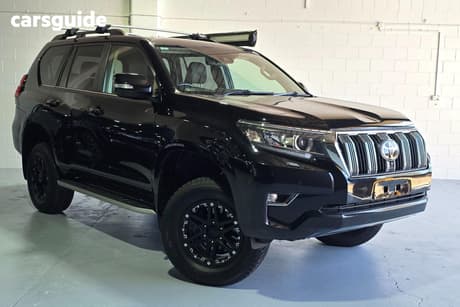 Black 2018 Toyota Landcruiser Prado Wagon Vx (4X4)