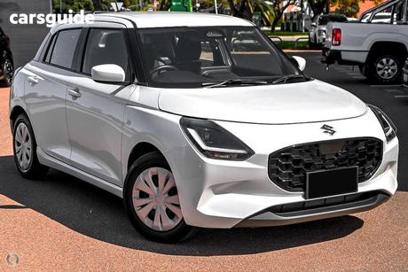 White 2025 Suzuki Swift Hatchback Hybrid
