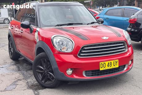 Red 2014 Mini Cooper SUV R60 COOPER SD WAGON 5DR SPTS AUTO 6SP ALL4 1.6L