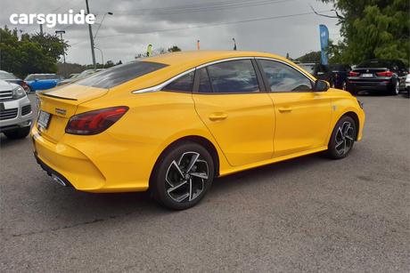 Yellow 2023 MG MG5 Sedan Essence