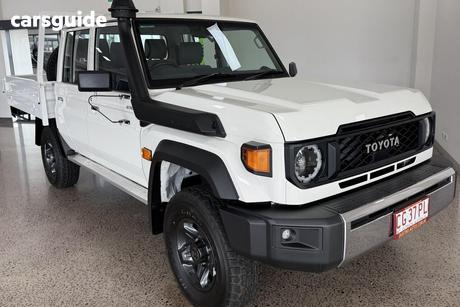 White 2025 Toyota Landcruiser Double Cab Chassis Lc79 Gxl + Diff Locks