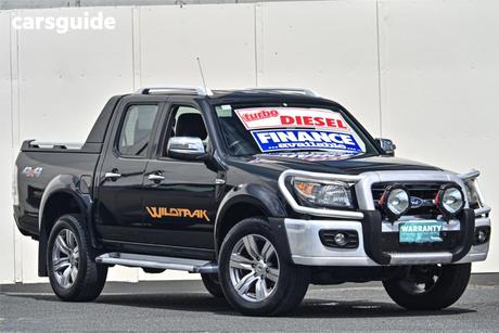 Black 2011 Ford Ranger Dual Cab Pick-up Wildtrak (4X4)