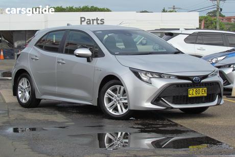 Silver 2020 Toyota Corolla Hatchback Ascent Sport Hybrid