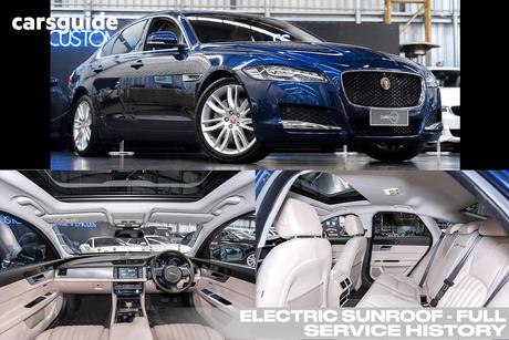 Blue 2016 Jaguar XF Sedan 25T Portfolio