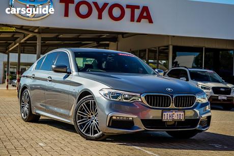 Blue 2017 BMW 530I Sedan M Sport