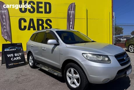 Silver 2009 Hyundai Santa FE Wagon Sx (4X4)