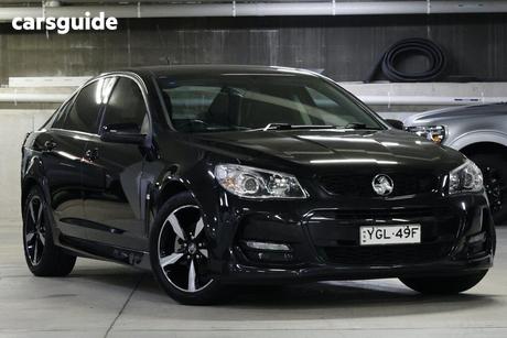 Black 2016 Holden Commodore Sedan Sv6 Black Pack