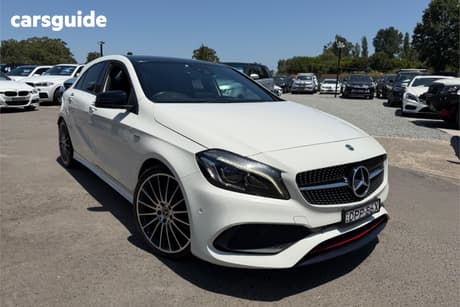 White 2017 Mercedes-Benz A250 Hatchback Sport