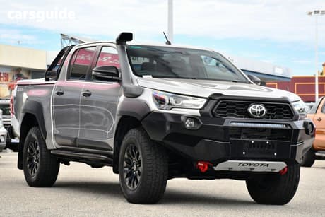 Silver 2020 Toyota Hilux Double Cab Pick Up Rugged X (4X4)