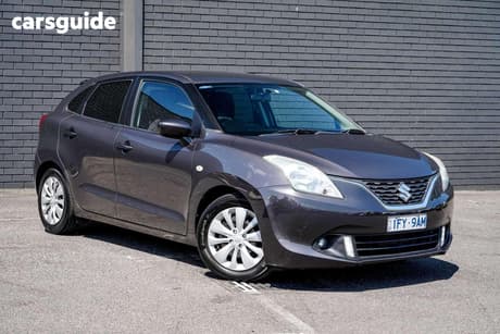 Grey 2016 Suzuki Baleno Hatchback Gl