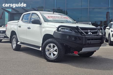 White 2021 Mitsubishi Triton Double Cab Pick Up Glx+ (4X4)