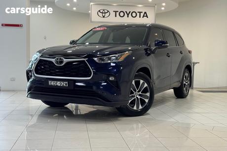 Blue 2021 Toyota Kluger Wagon Gxl Awd