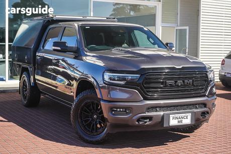 Grey 2022 RAM 1500 Crew Cab Utility Limited Rambox (Hybrid)