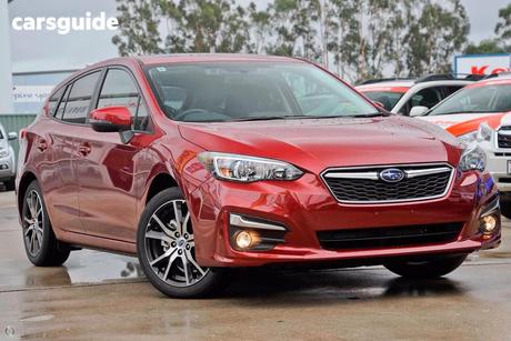 Red 2019 Subaru Impreza Hatchback 2.0I Premium (Awd)