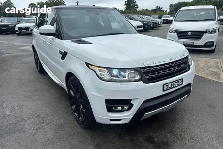 White 2016 Land Rover Range Rover Sport Wagon 3.0 Tdv6 Se