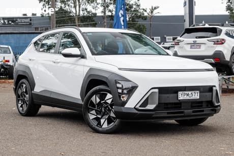 White 2024 Hyundai Kona Wagon Hybrid