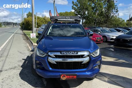 Blue 2020 Isuzu D-MAX Crew Cab Utility Ls-U (4X4)