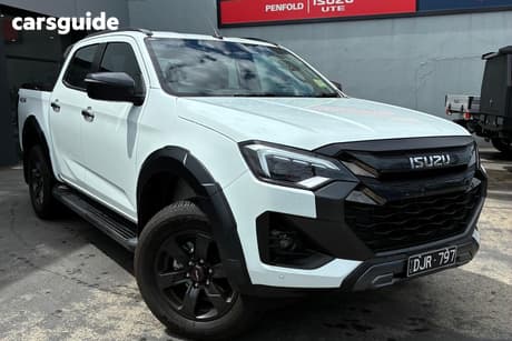 White 2025 Isuzu D-MAX Crew Cab Utility X-Terrain (4X4)