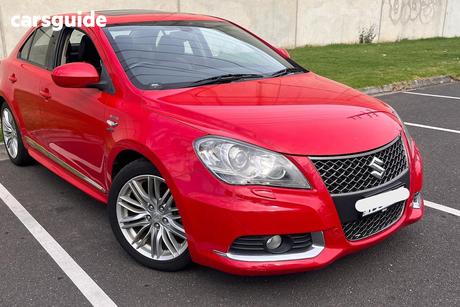Red 2011 Suzuki Kizashi Sedan Sport Awd