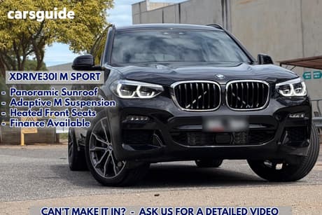 Black 2021 BMW X3 Wagon Xdrive30I M Sport
