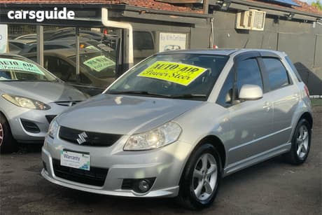 Silver 2008 Suzuki SX4 Hatchback